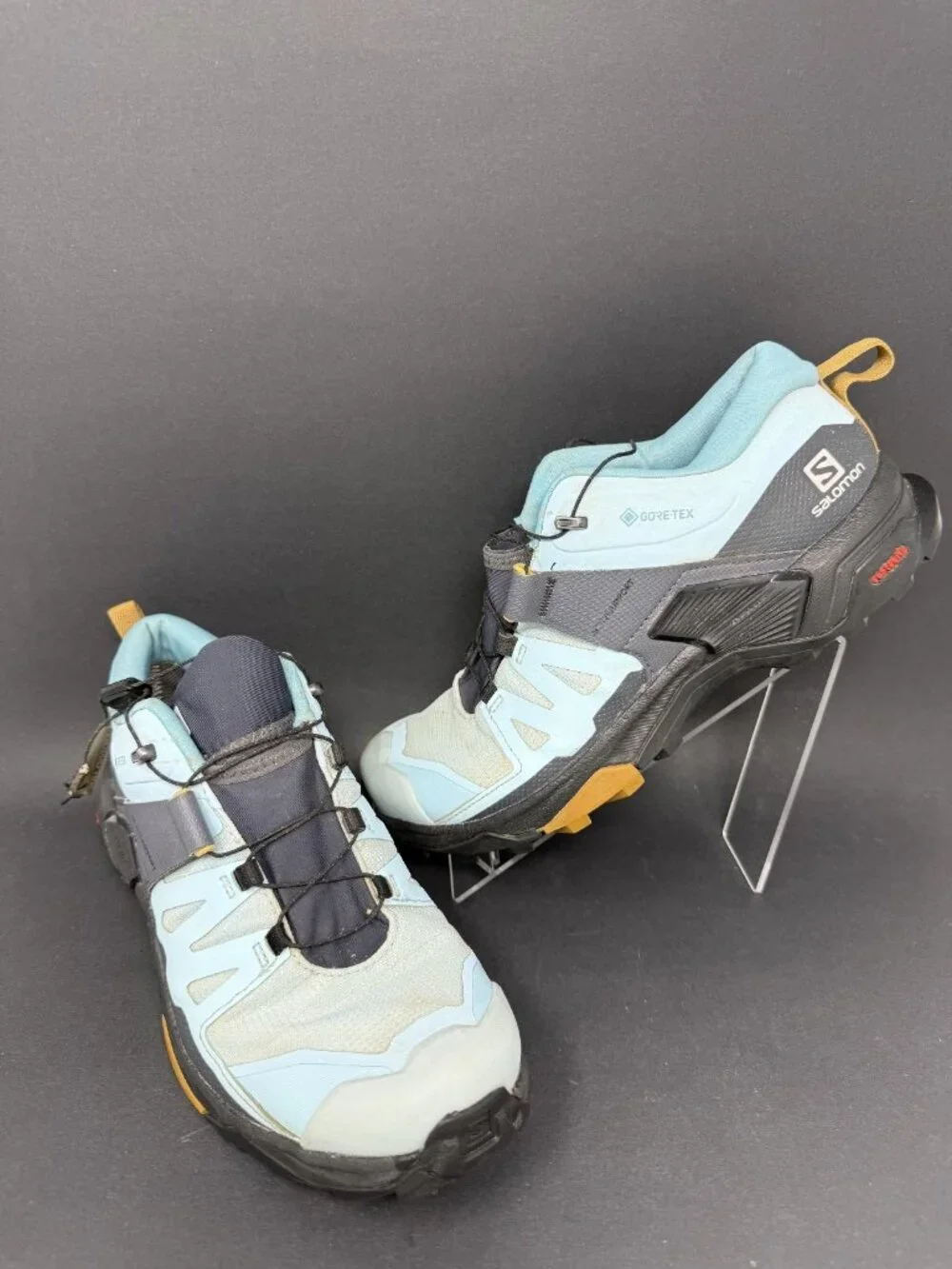 Salomon Sense Ride 4 Shoes Womens 7.5 Blue Athletic Sneakers Lightweight